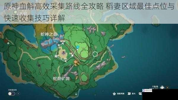 原神血斛高效采集路线全攻略 稻妻区域最佳点位与快速收集技巧详解
