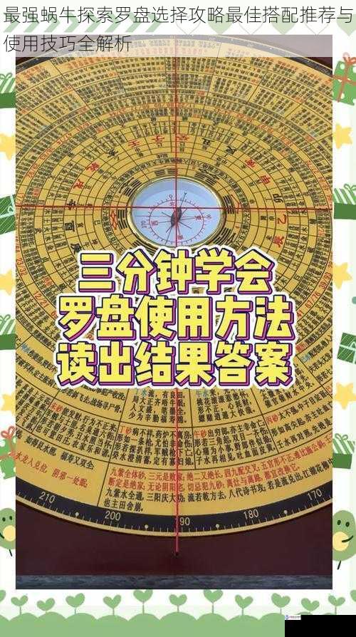 最强蜗牛探索罗盘选择攻略最佳搭配推荐与使用技巧全解析
