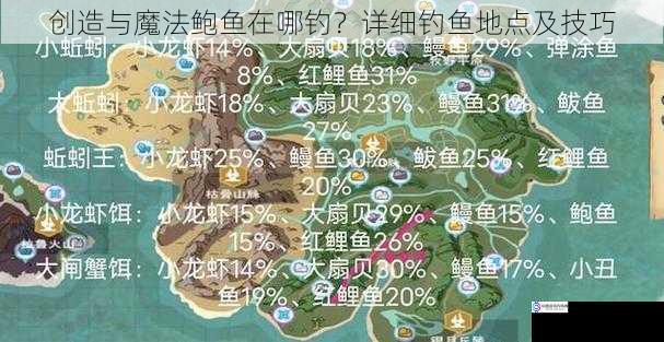 创造与魔法鲍鱼在哪钓?详细钓鱼地点及技巧