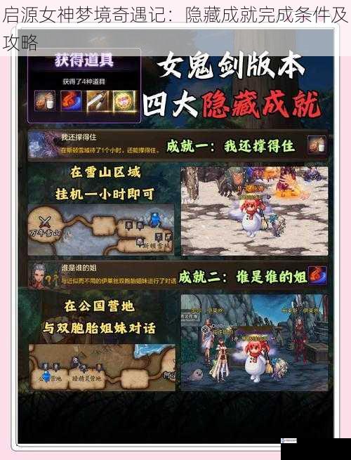 启源女神梦境奇遇记:隐藏成就完成条件及攻略