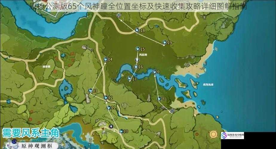 原神公测版65个风神瞳全位置坐标及快速收集攻略详细图解指南