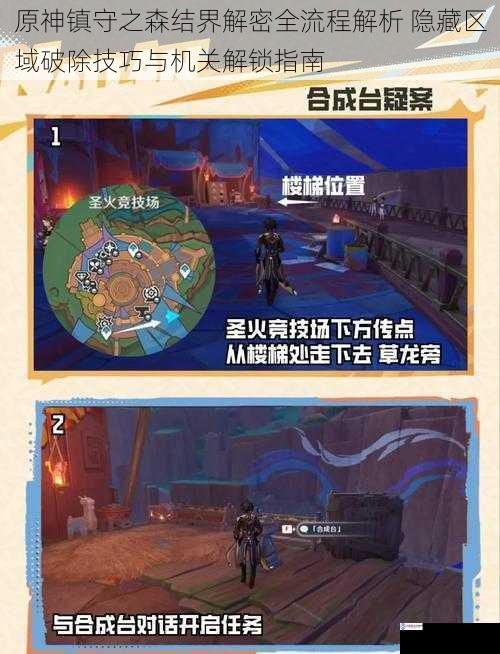 原神镇守之森结界解密全流程解析 隐藏区域破除技巧与机关解锁指南