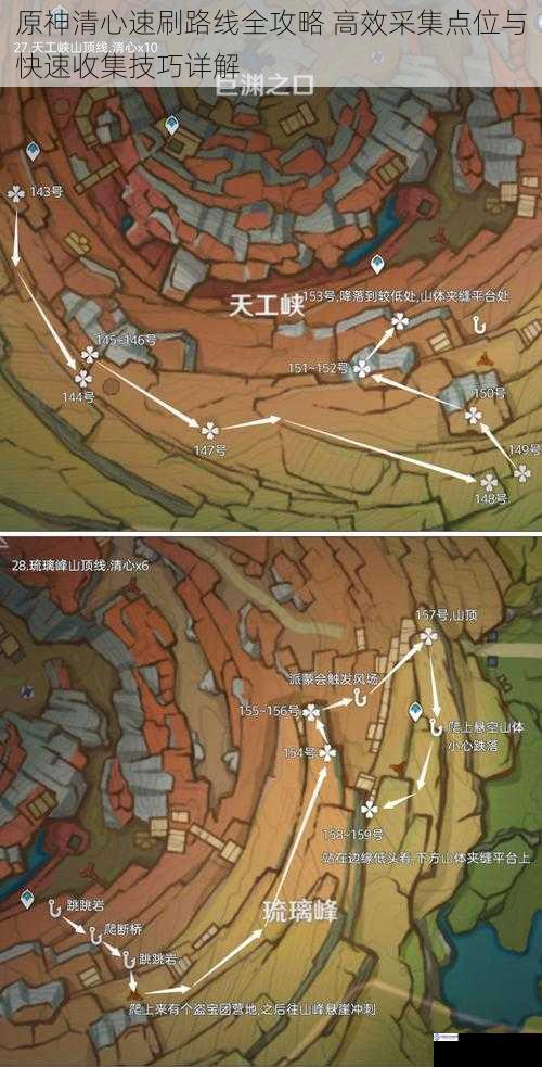 原神清心速刷路线全攻略 高效采集点位与快速收集技巧详解