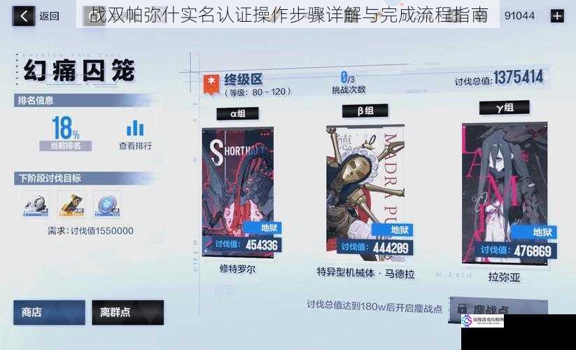 战双帕弥什实名认证操作步骤详解与完成流程指南