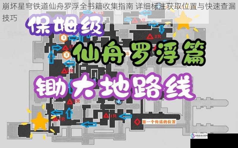 崩坏星穹铁道仙舟罗浮全书籍收集指南 详细标注获取位置与快速查漏技巧