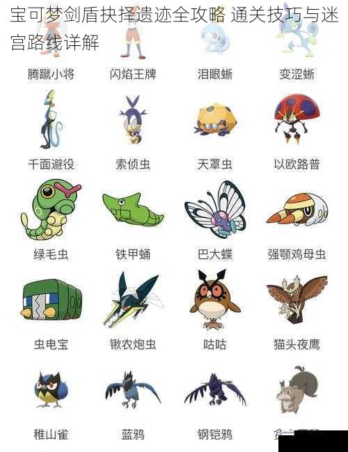 宝可梦剑盾抉择遗迹全攻略 通关技巧与迷宫路线详解