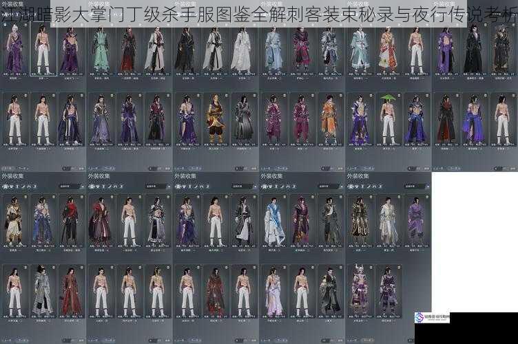 江湖暗影大掌门丁级杀手服图鉴全解刺客装束秘录与夜行传说考析