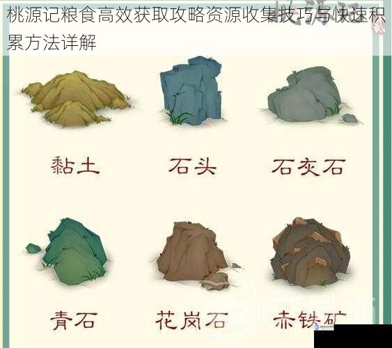 桃源记粮食高效获取攻略资源收集技巧与快速积累方法详解