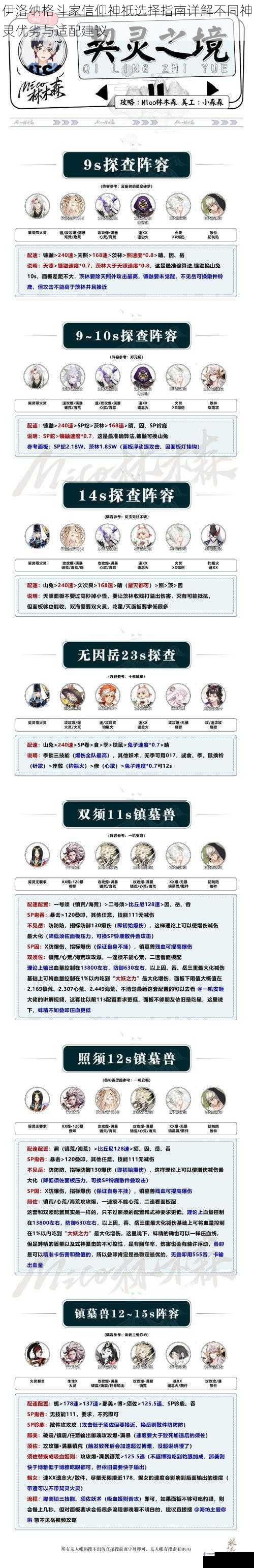 伊洛纳格斗家信仰神祇选择指南详解不同神灵优劣与适配建议