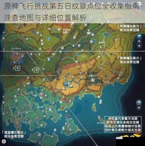 原神飞行挑战第五日纹章点位全收集指南 速查地图与详细位置解析