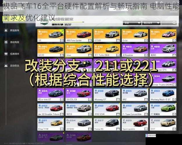 极品飞车16全平台硬件配置解析与畅玩指南 电脑性能需求及优化建议