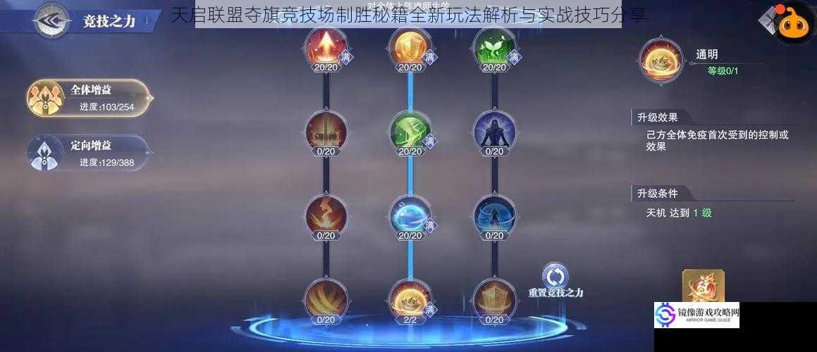 天启联盟夺旗竞技场制胜秘籍全新玩法解析与实战技巧分享