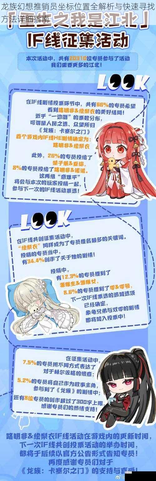龙族幻想推销员坐标位置全解析与快速寻找方法详细指南