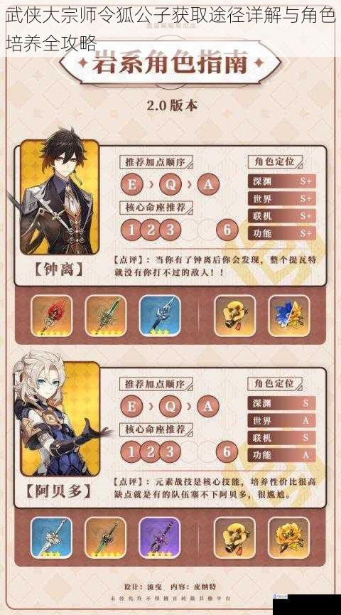 武侠大宗师令狐公子获取途径详解与角色培养全攻略