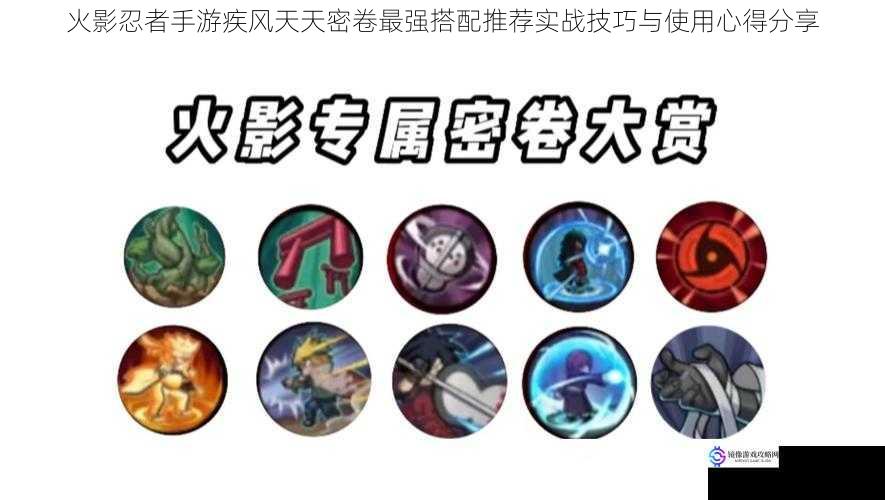 火影忍者手游疾风天天密卷最强搭配推荐实战技巧与使用心得分享