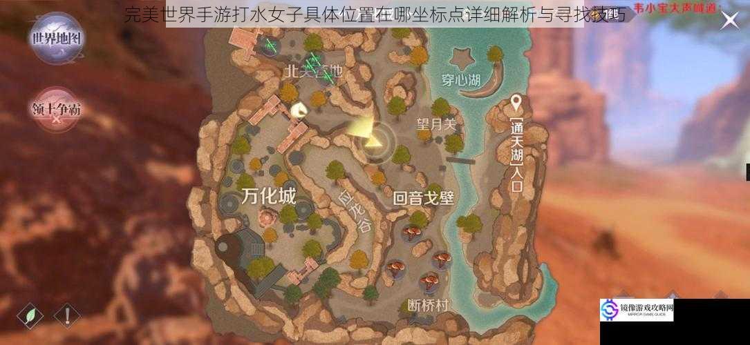 完美世界手游打水女子具体位置在哪坐标点详细解析与寻找技巧