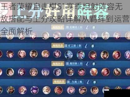 王者荣耀自走棋S1赛季坦射阵容无敌搭配与上分攻略详解从羁绊到运营全面解析
