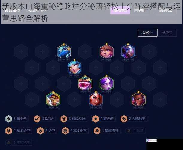 新版本山海重秘稳吃烂分秘籍轻松上分阵容搭配与运营思路全解析