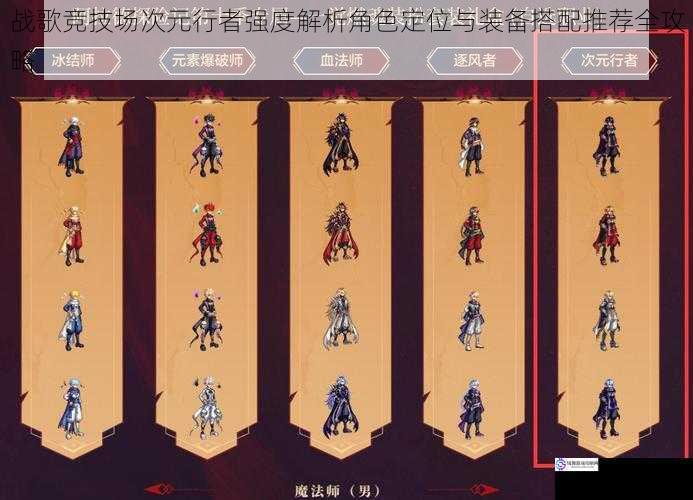 战歌竞技场次元行者强度解析角色定位与装备搭配推荐全攻略