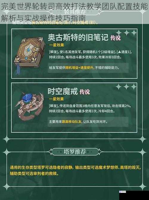 完美世界轮转司高效打法教学团队配置技能解析与实战操作技巧指南